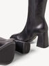 Leather Boots - black, BLACK, hi-res