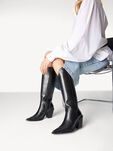 Lederstiefel - schwarz, BLACK LEATHER, hi-res