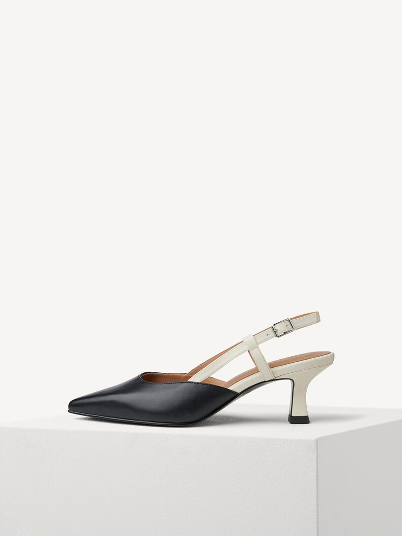 Slingpumps, BLACK COMB, hi-res