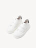 Leather Sneaker - white, WHITE/BLACK, hi-res