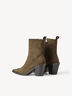 Leather Bootie - green, OLIVE, hi-res