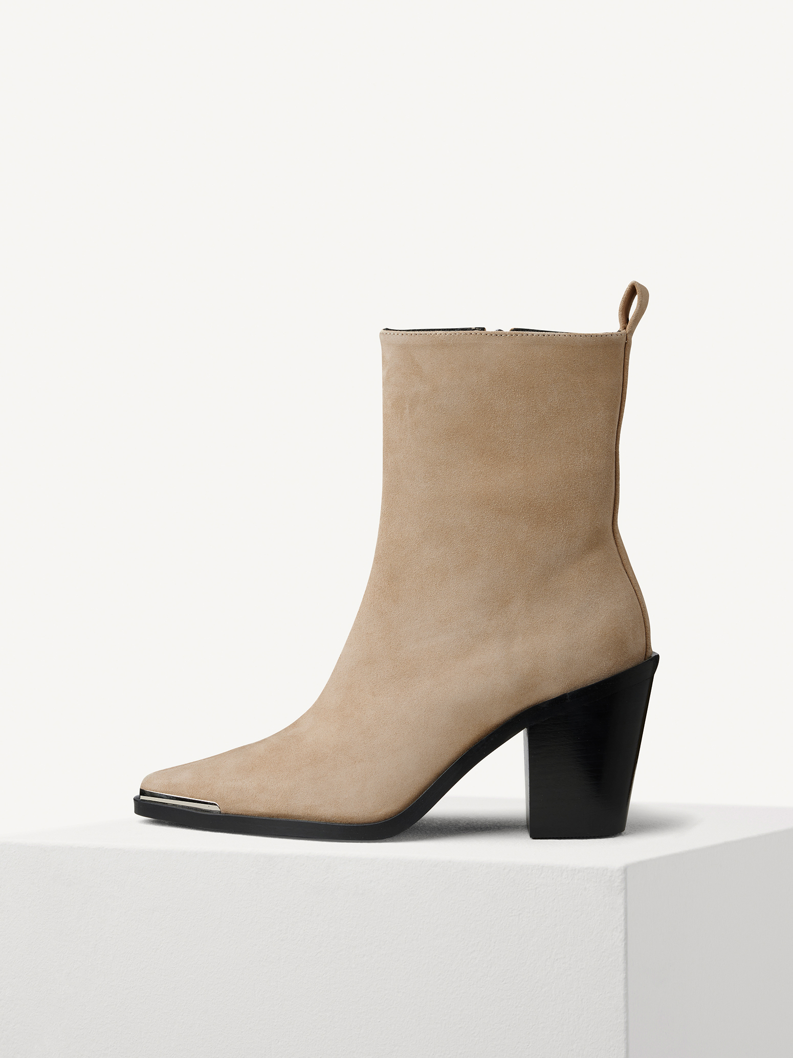 Leather Bootie - brown